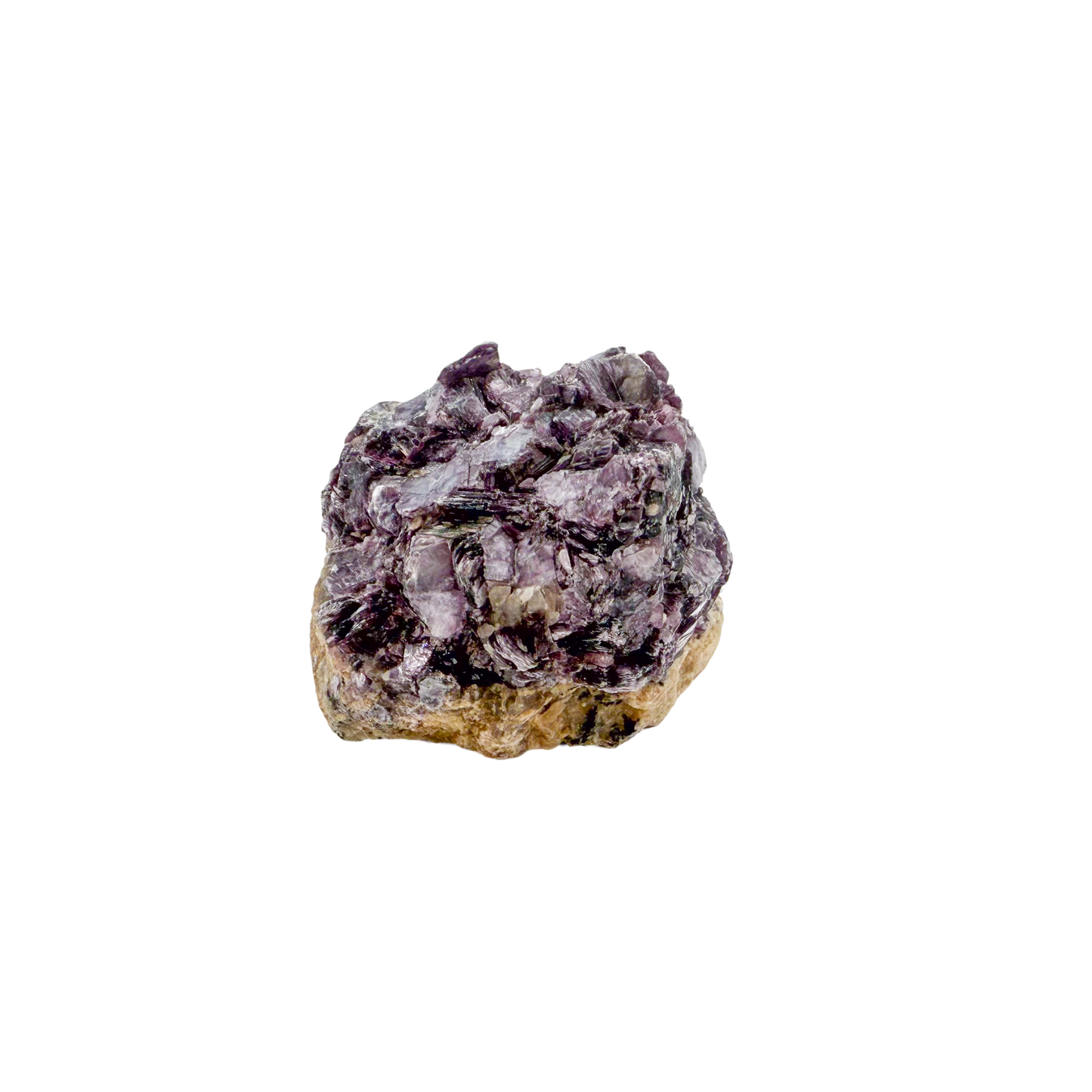 Lepidolite crystal specimen from Brazil, alternate view