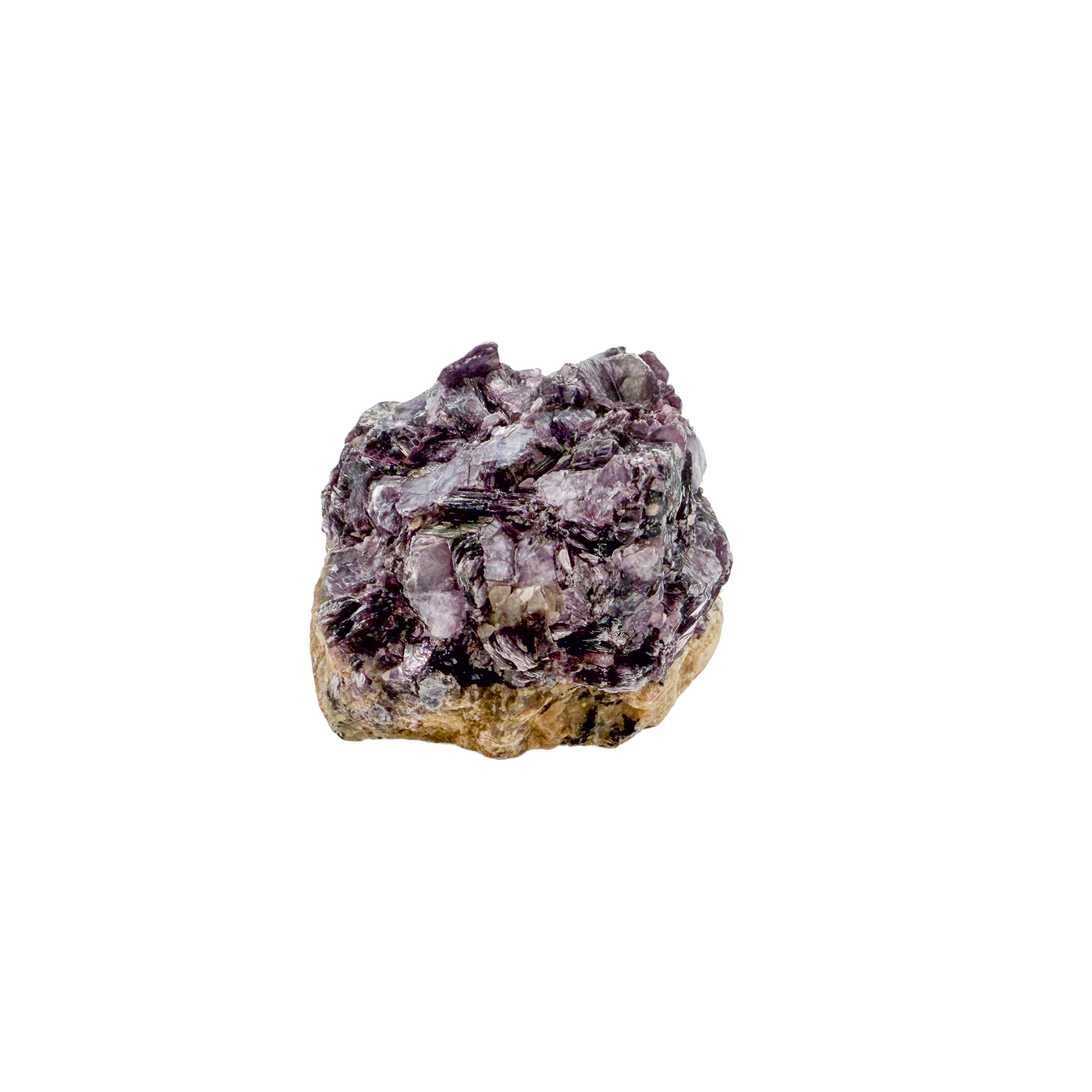 Lepidolite crystal specimen from Brazil, alternate view