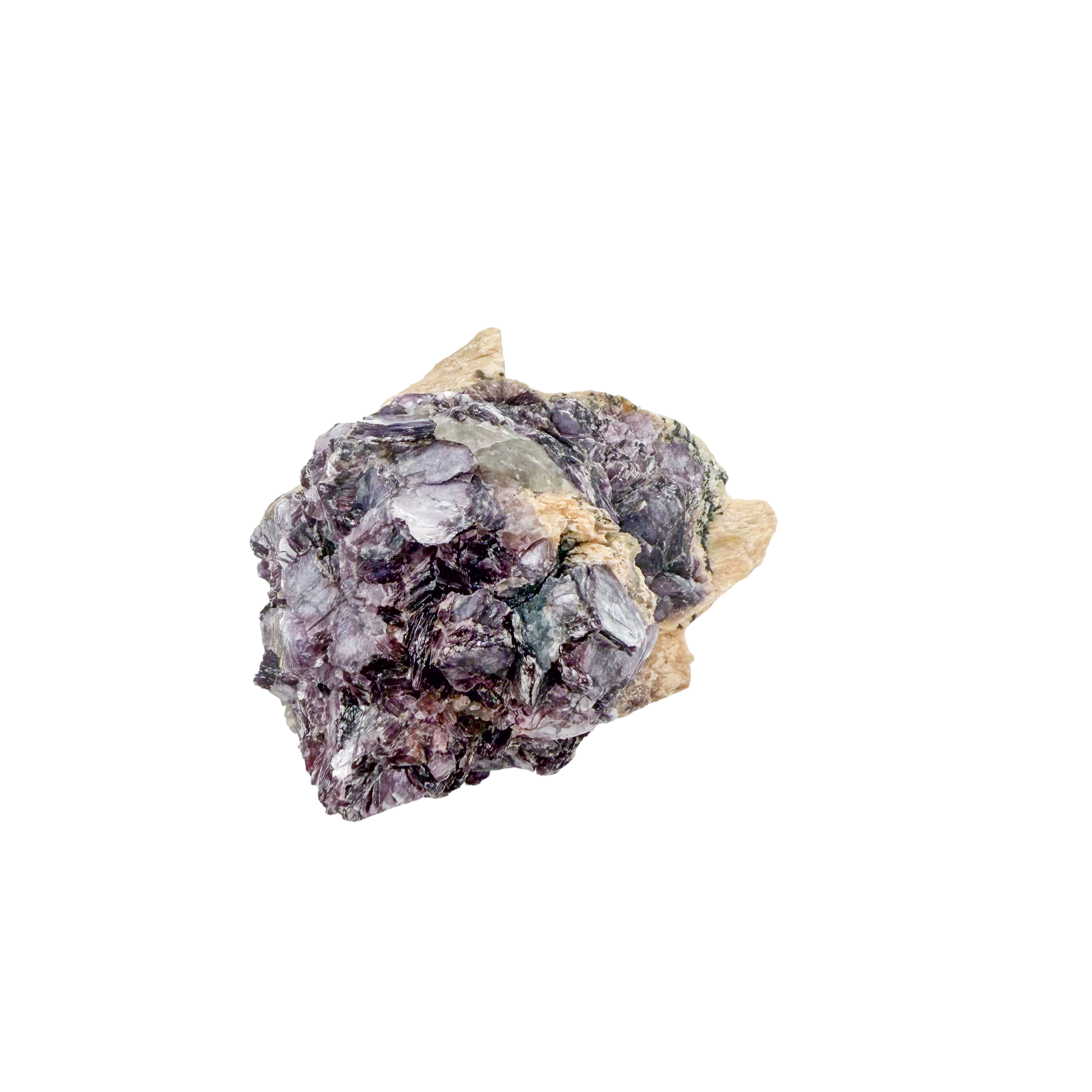 Lepidolite crystal specimen from Brazil, alternate view