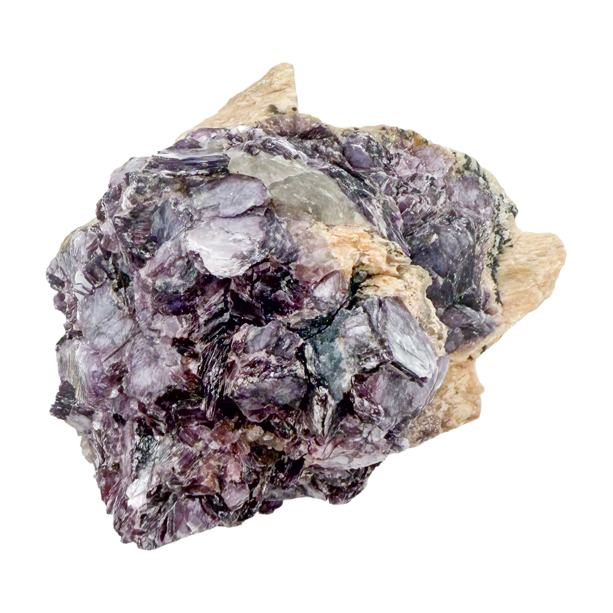 Lepidolite Crystal Specimen from Minas Gerais, Brazil, AA grade, fifth view