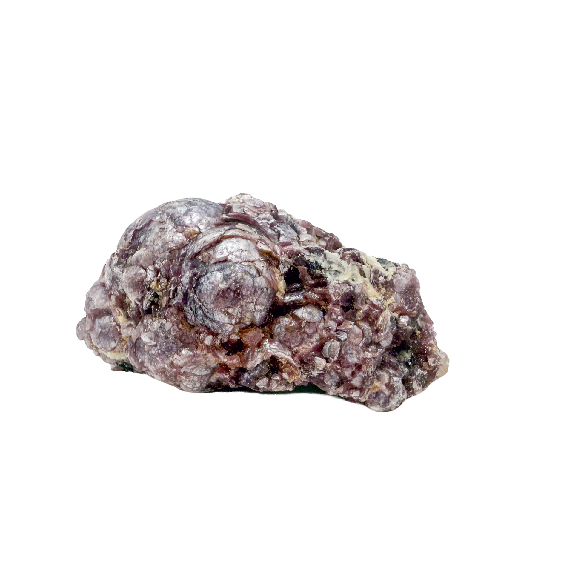 Lepidolite crystal specimen from Brazil, alternate view