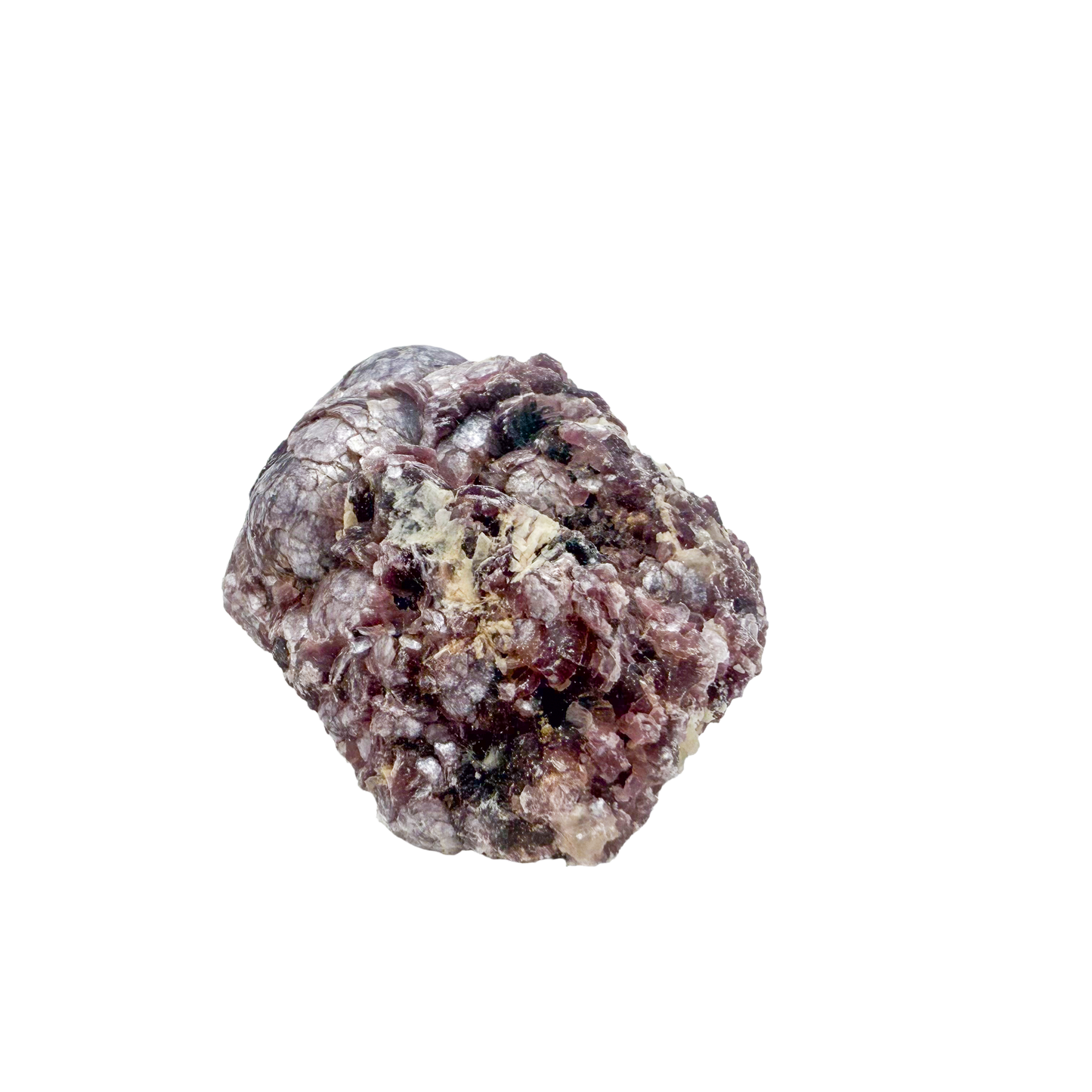 Lepidolite crystal specimen from Brazil, alternate view