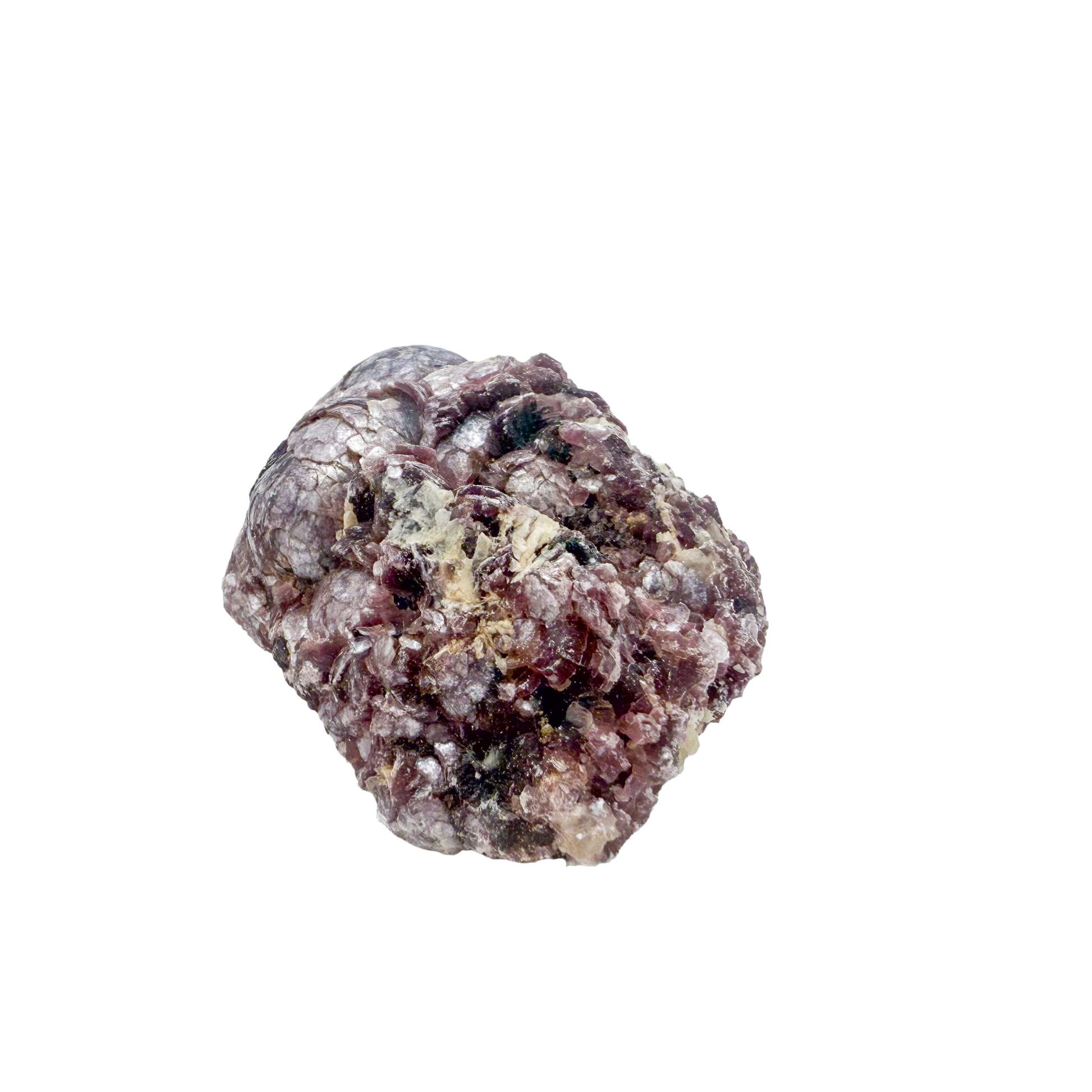 Lepidolite crystal specimen from Brazil, alternate view