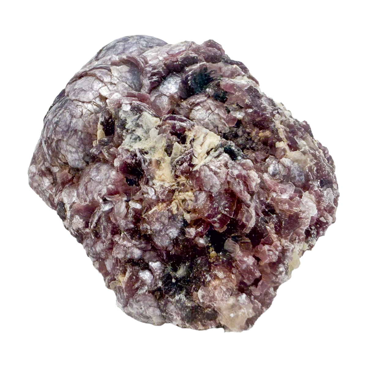 Lepidolite Crystal Specimen from Minas Gerais, Brazil, AA grade, fifth view