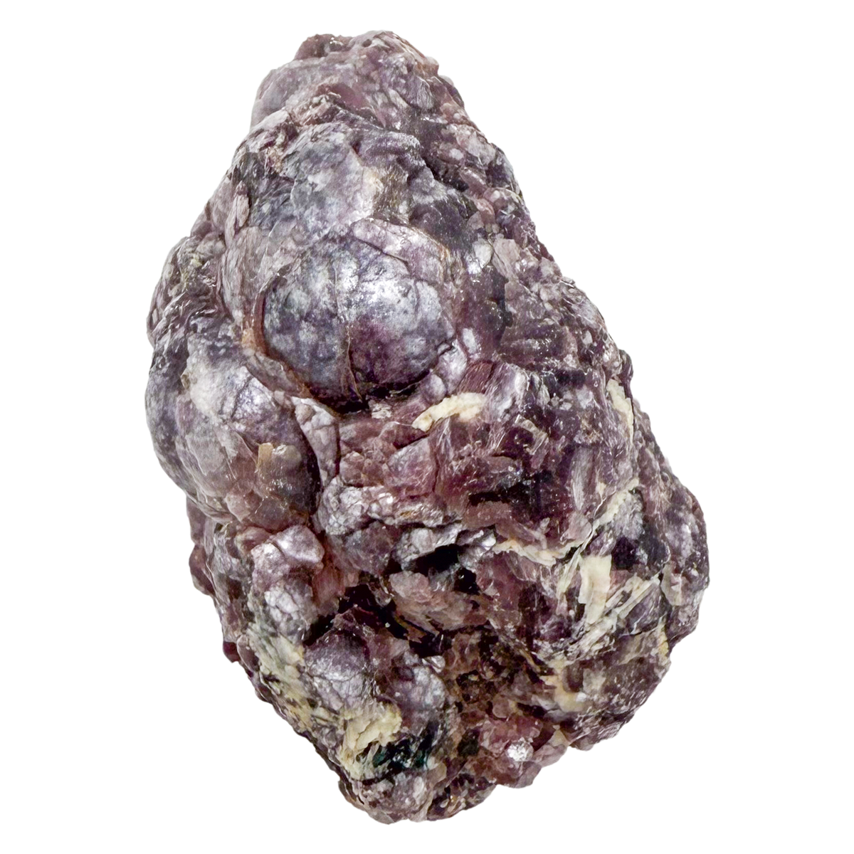 Lepidolite crystal specimen from Brazil, alternate view