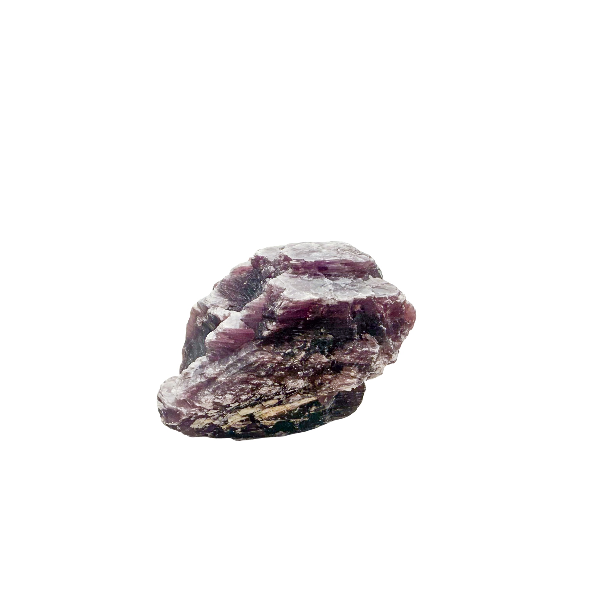 Lepidolite crystal specimen from Brazil, alternate view
