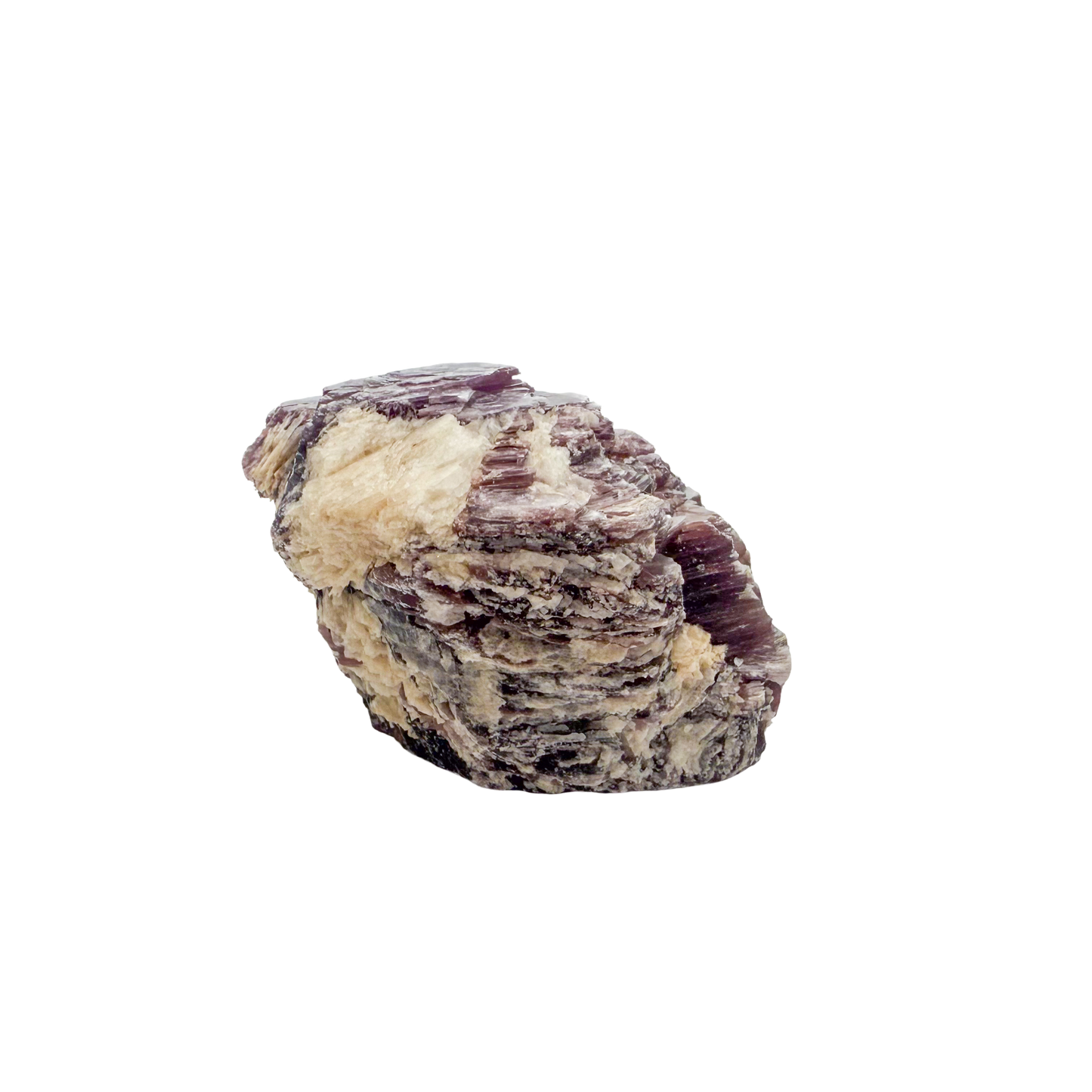 Lepidolite crystal specimen from Brazil, alternate view