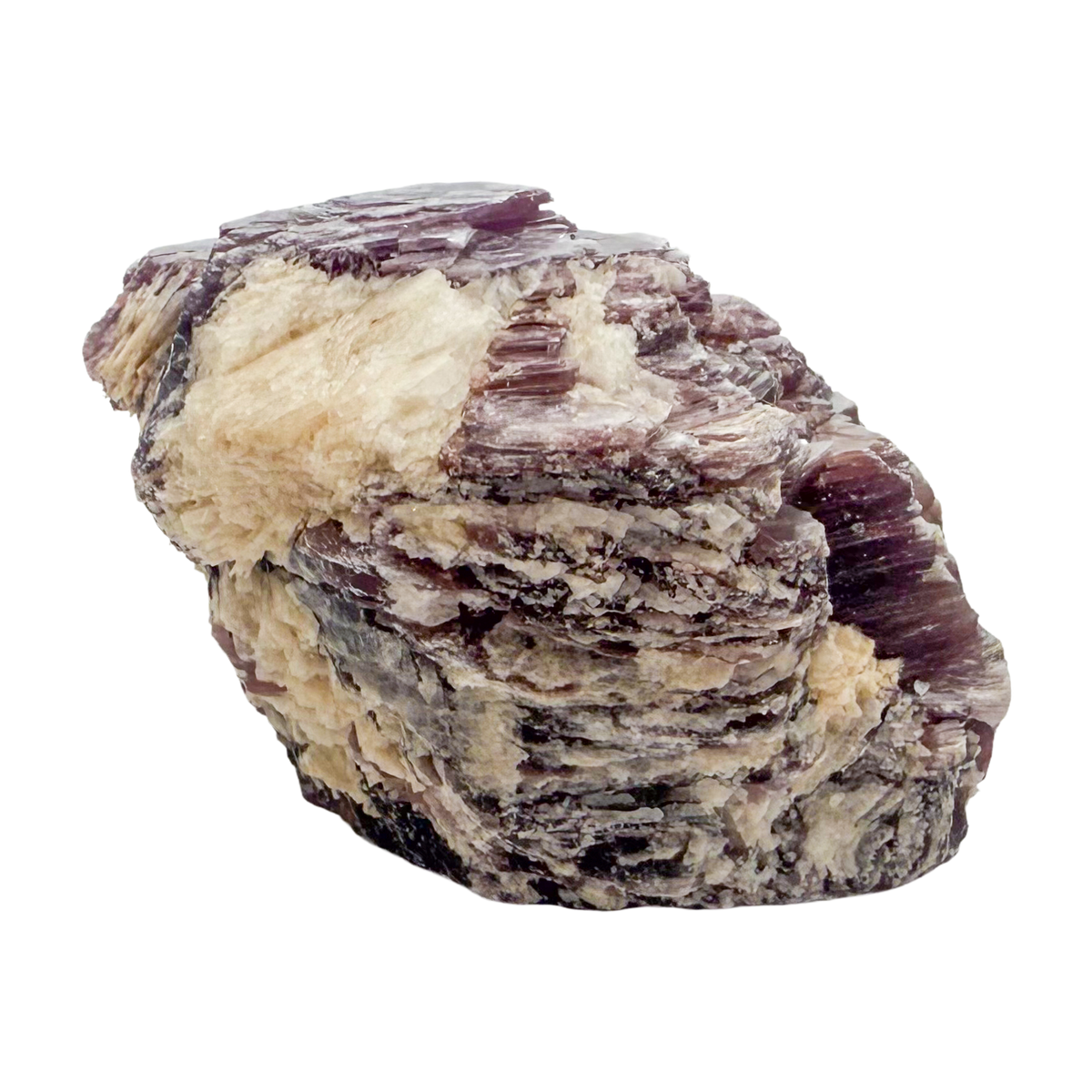 Fourth view of Lepidolite Crystal Specimen, AA grade, Minas Gerais, Brazil