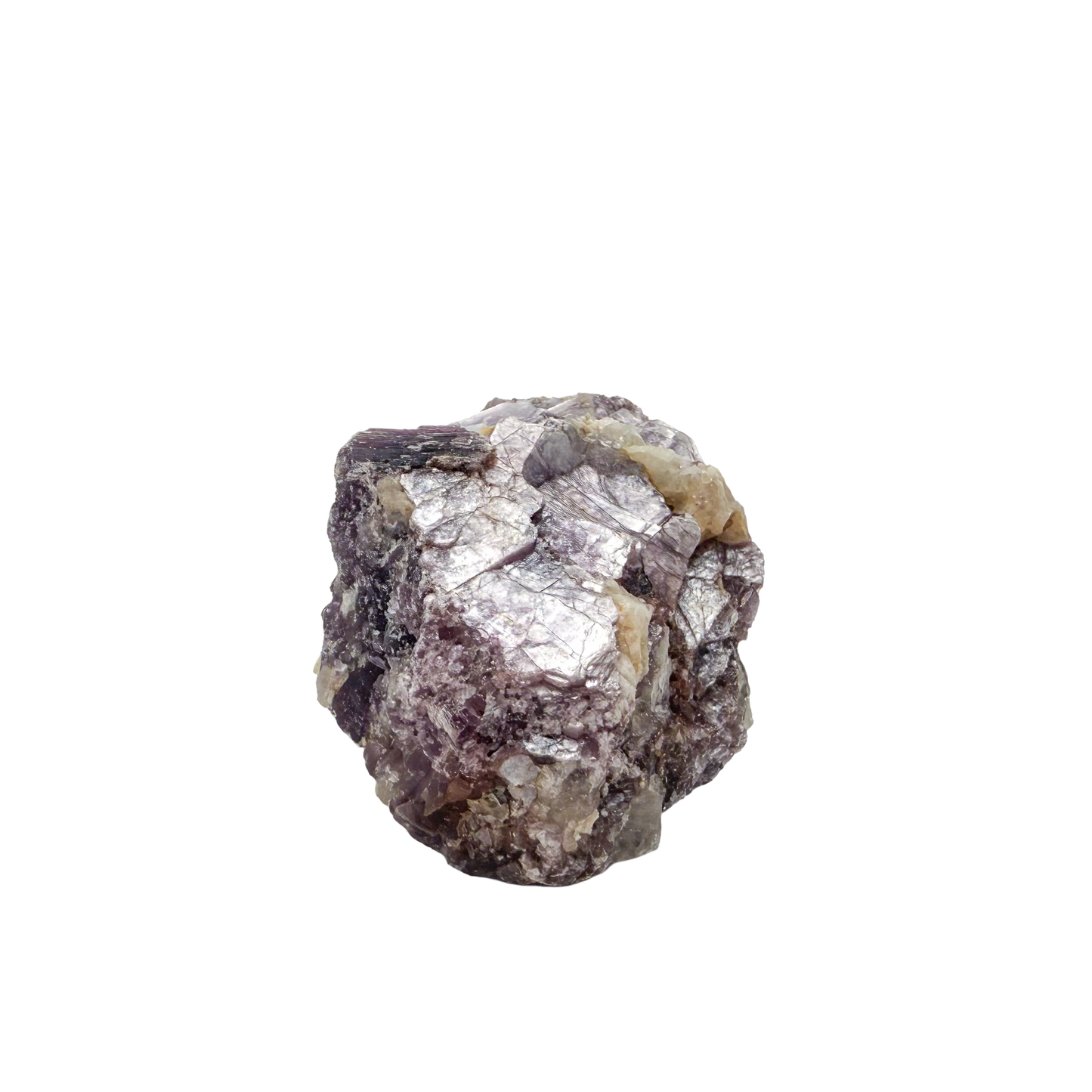 Lepidolite crystal specimen from Brazil, alternate view