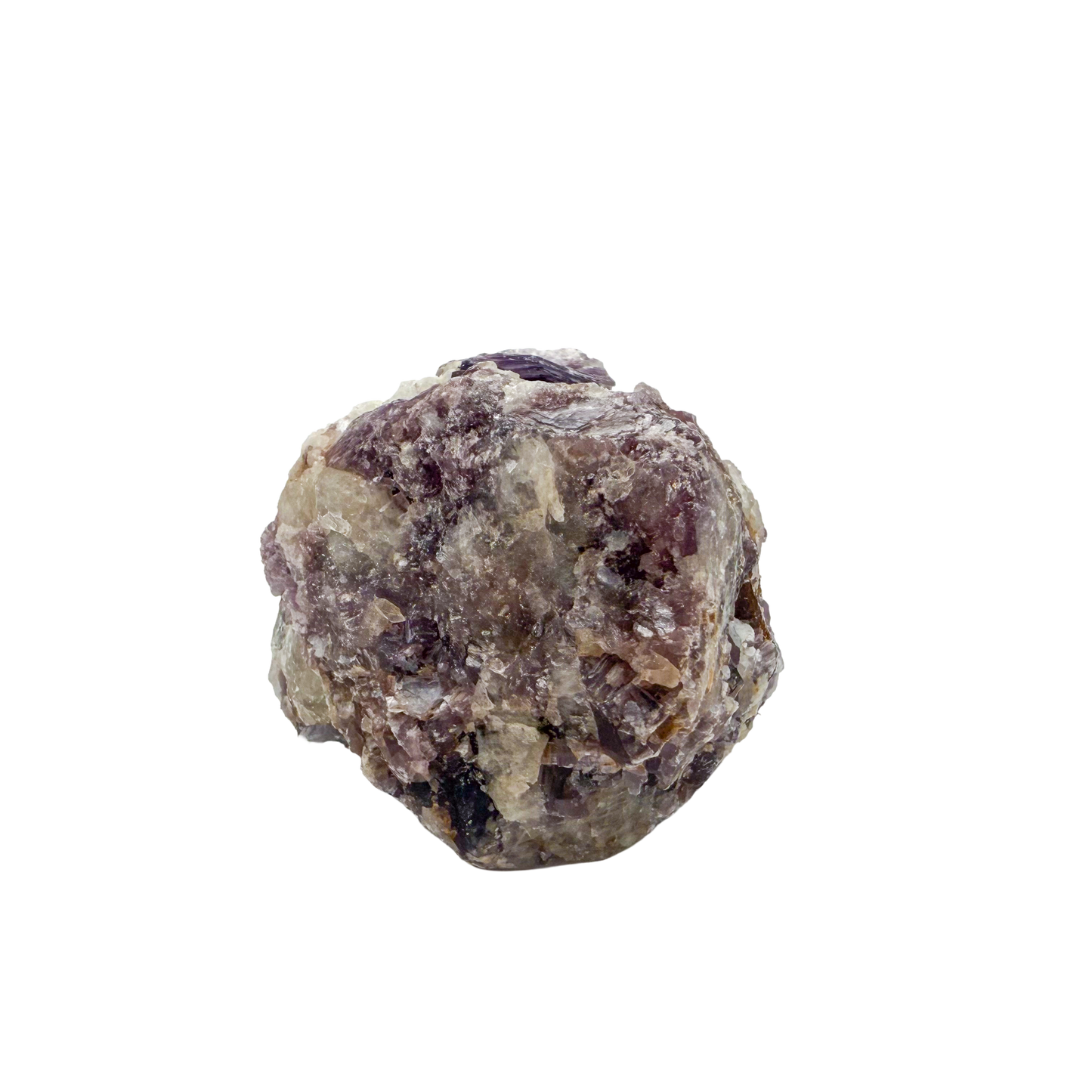 Lepidolite crystal specimen from Brazil, alternate view