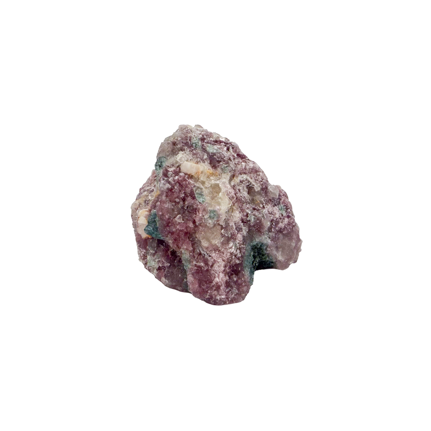 Lepidolite crystal specimen from Brazil, alternate view