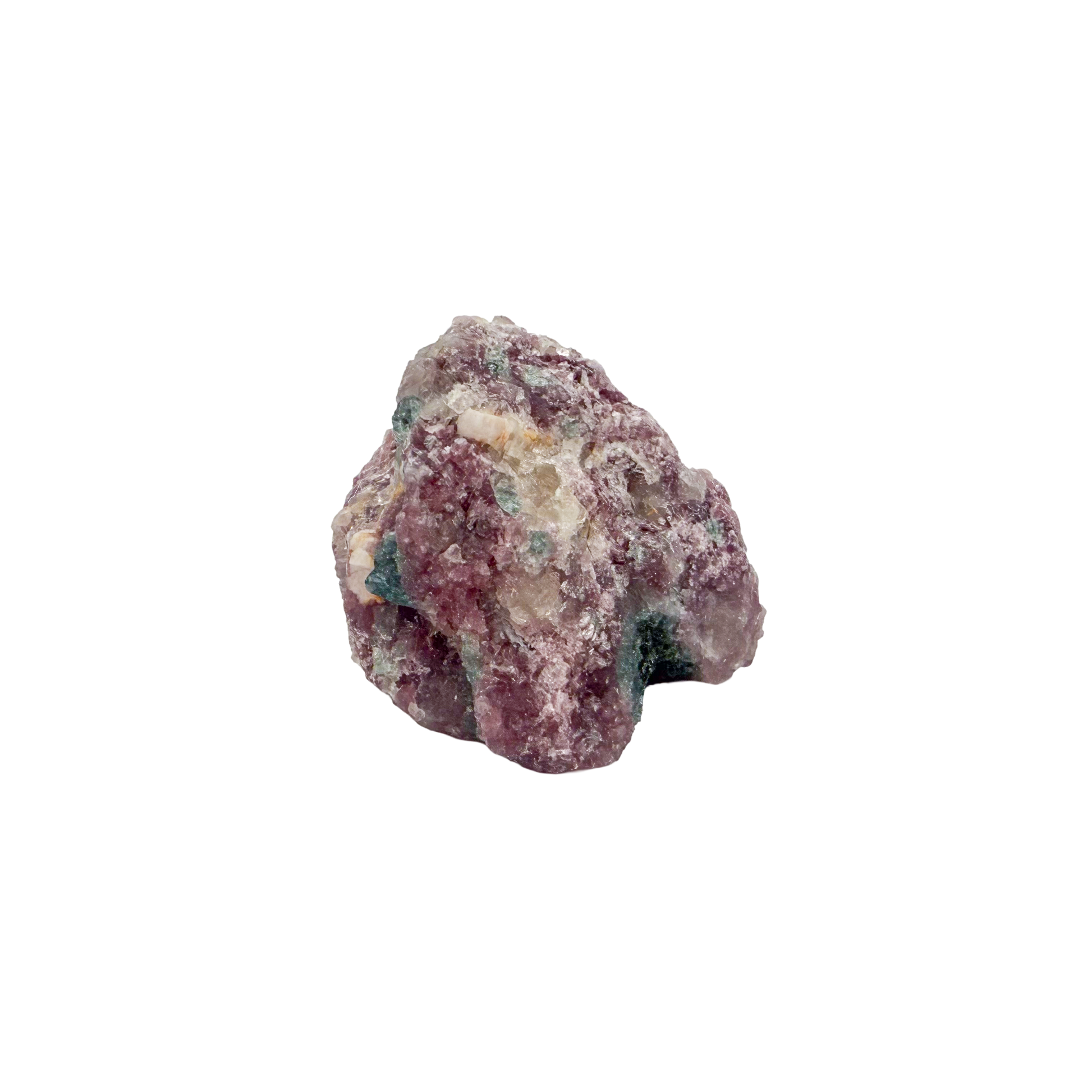 Lepidolite crystal specimen from Brazil, alternate view