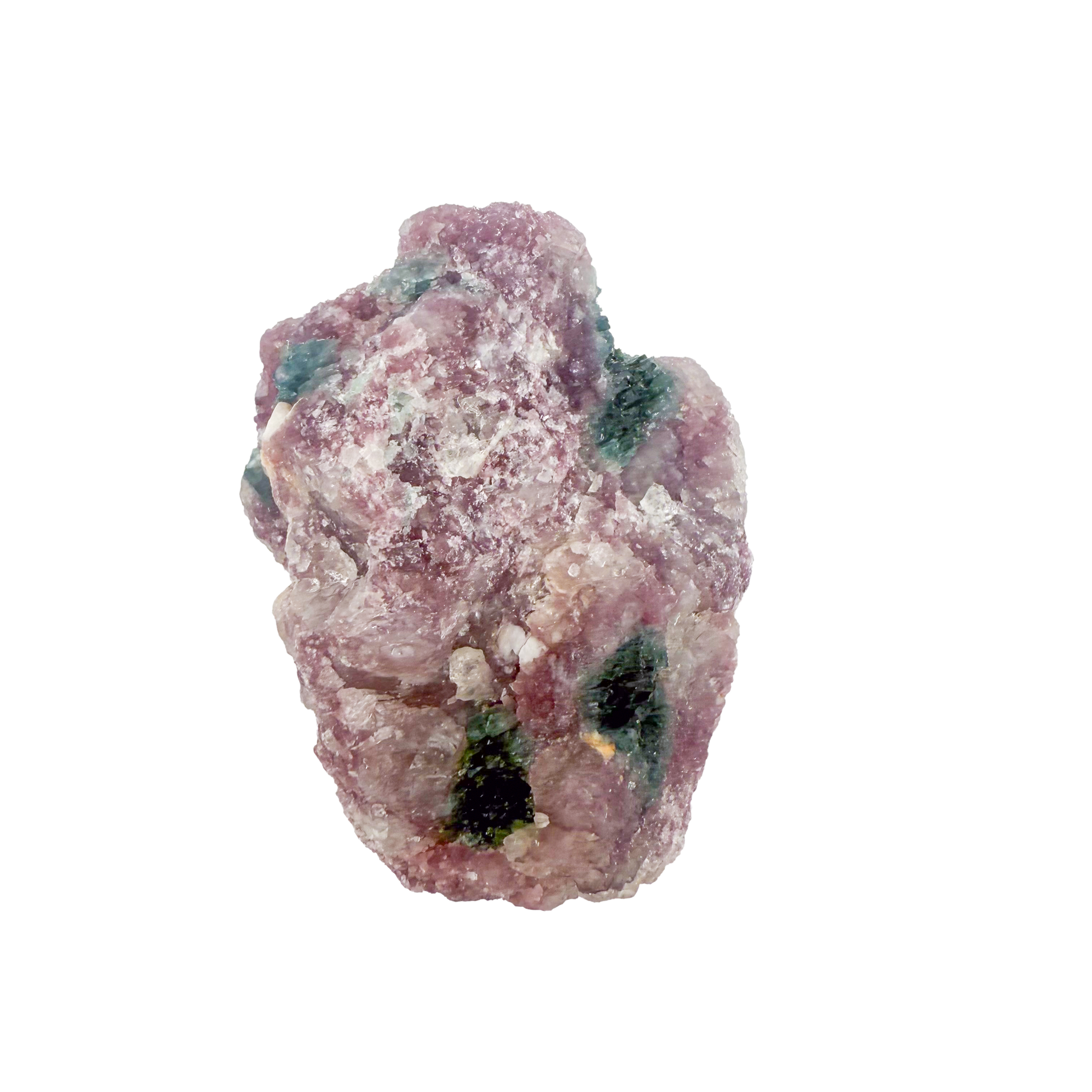Lepidolite crystal specimen from Brazil, alternate view