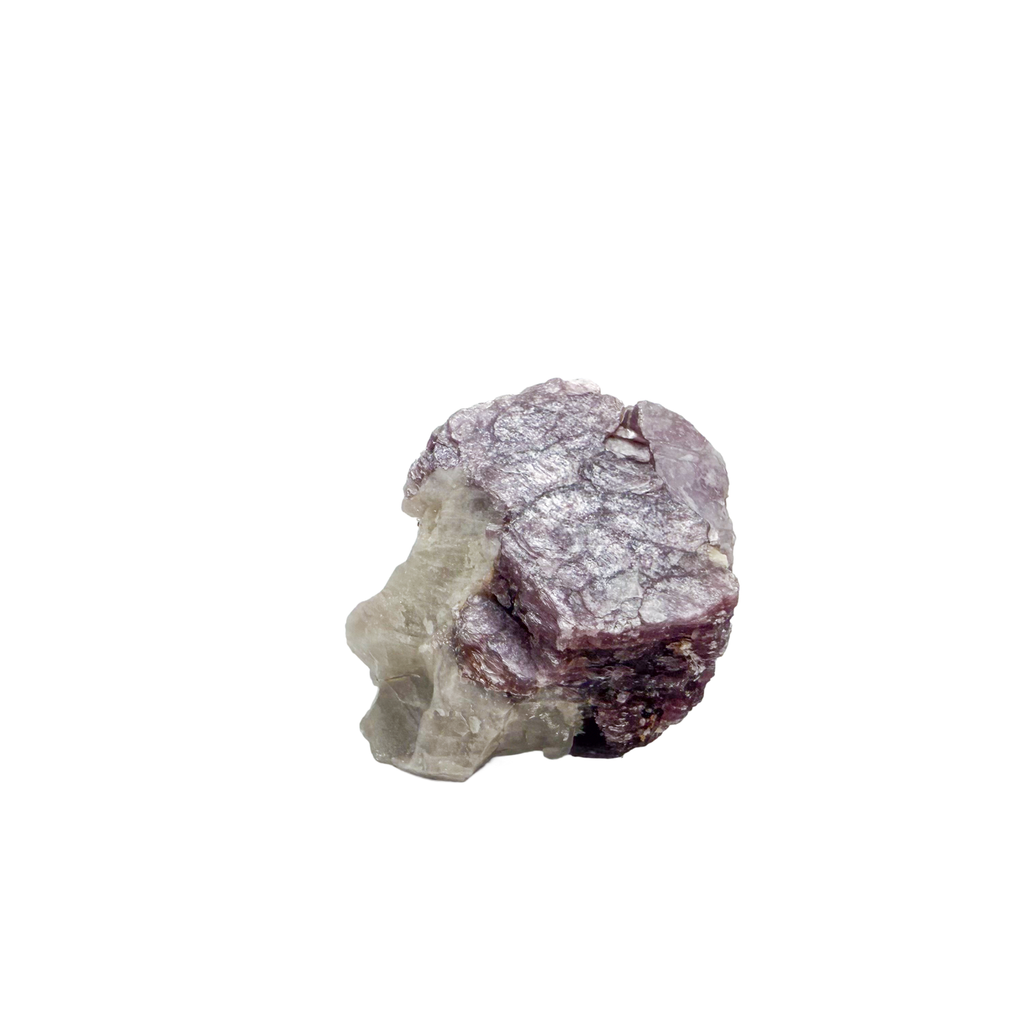 Lepidolite crystal specimen from Brazil, alternate view