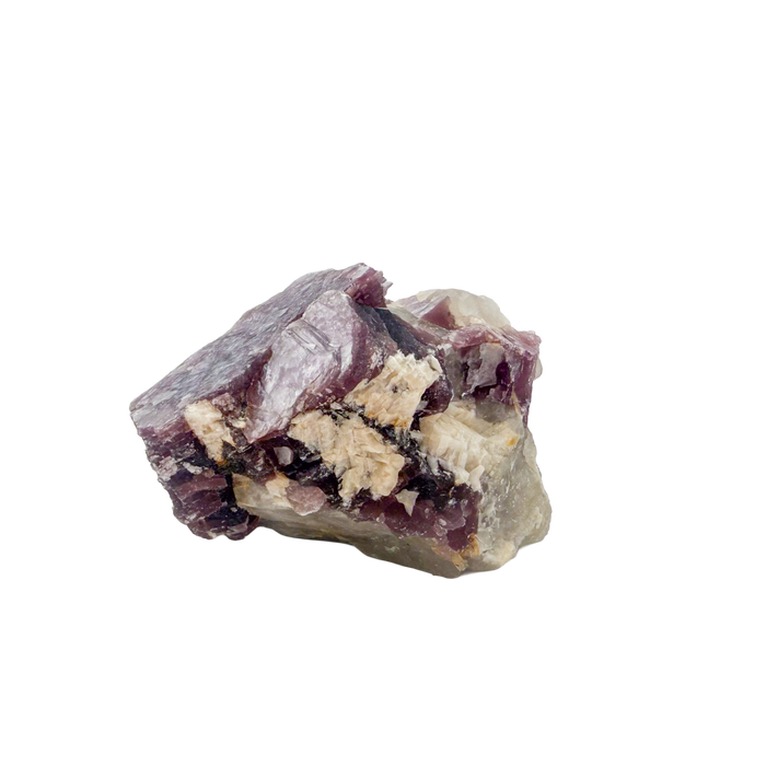 Lepidolite crystal specimen from Brazil, alternate view