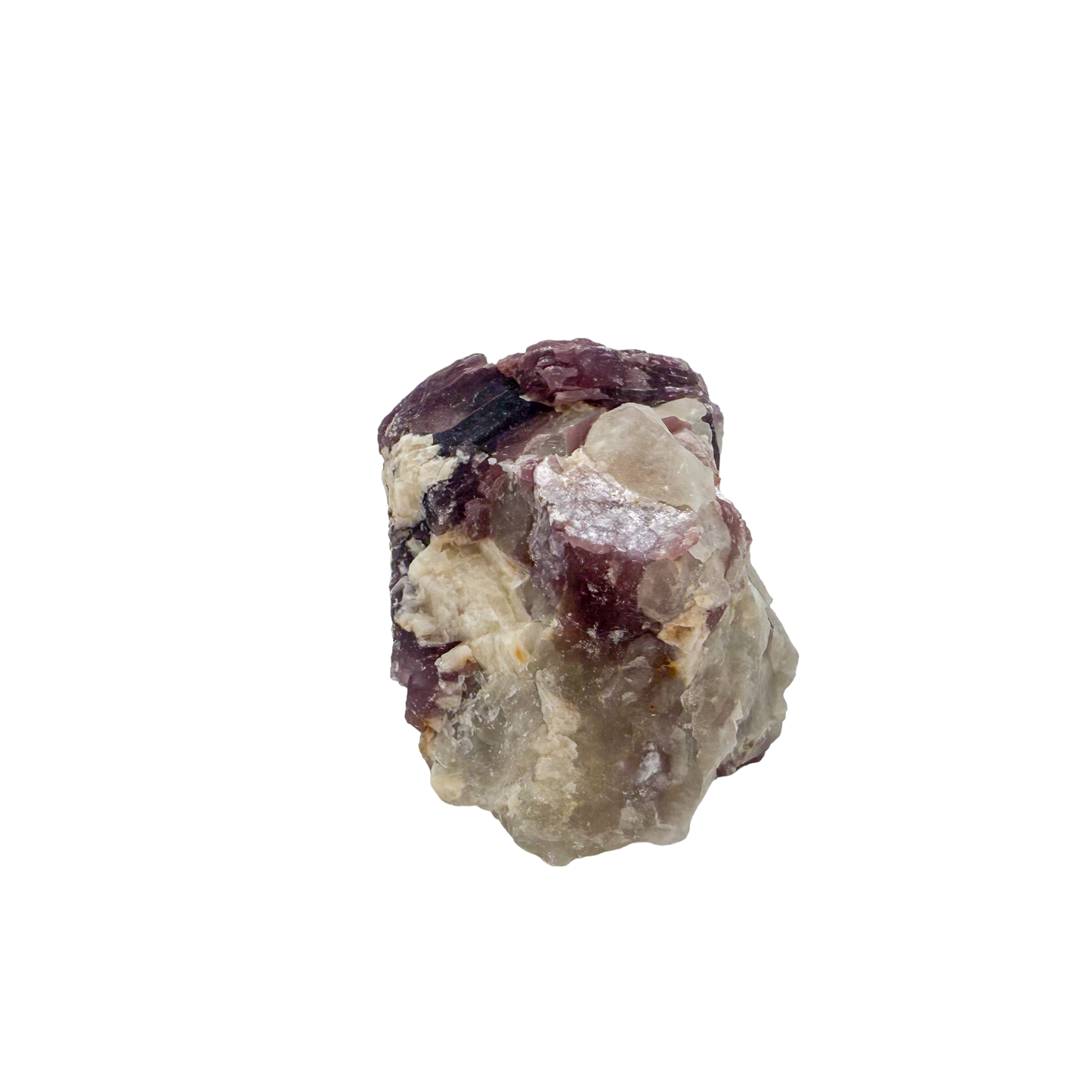 Lepidolite crystal specimen from Brazil, alternate view