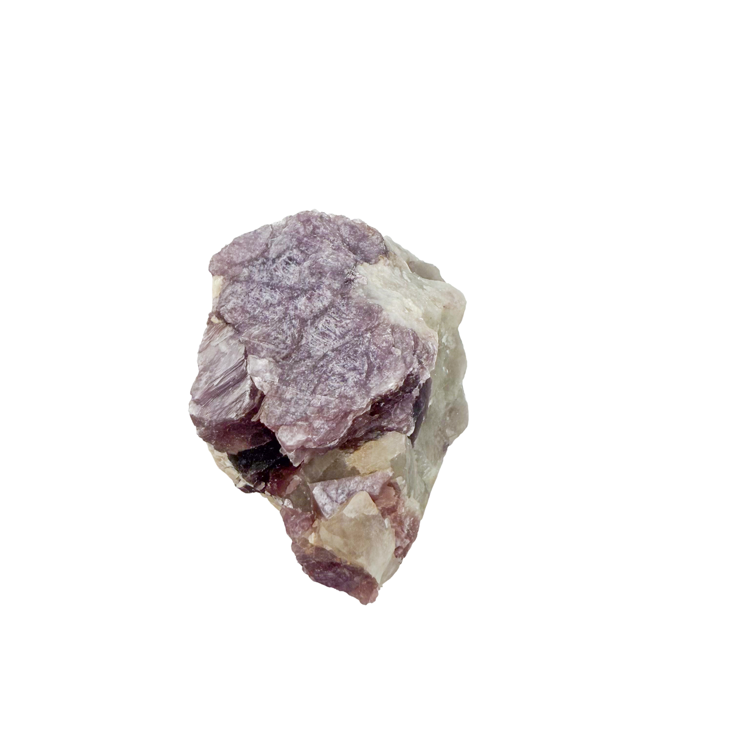Lepidolite crystal specimen from Brazil, alternate view
