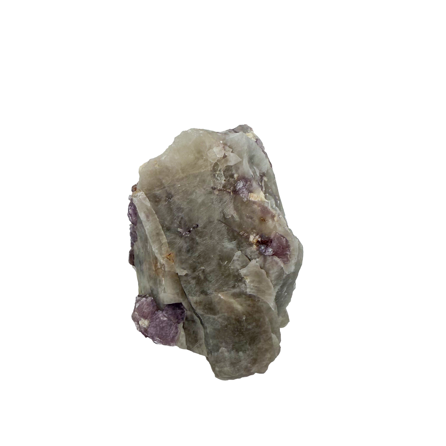 Lepidolite crystal specimen from Brazil, alternate view