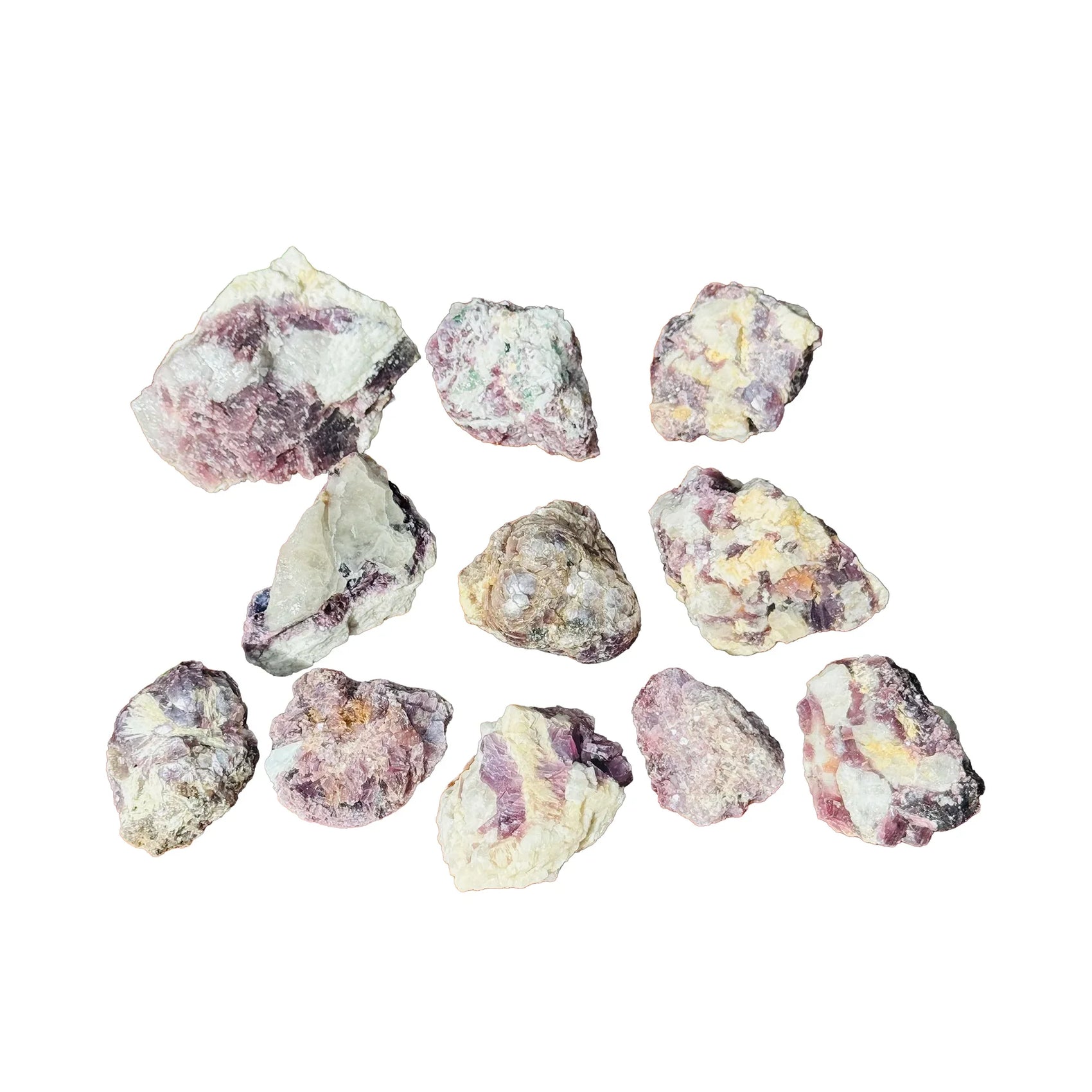 Lepidolite Raw Stones for Anxiety Relief, Calm & Emotional Healing — pink rough natural, hand-selected AA from Brazil