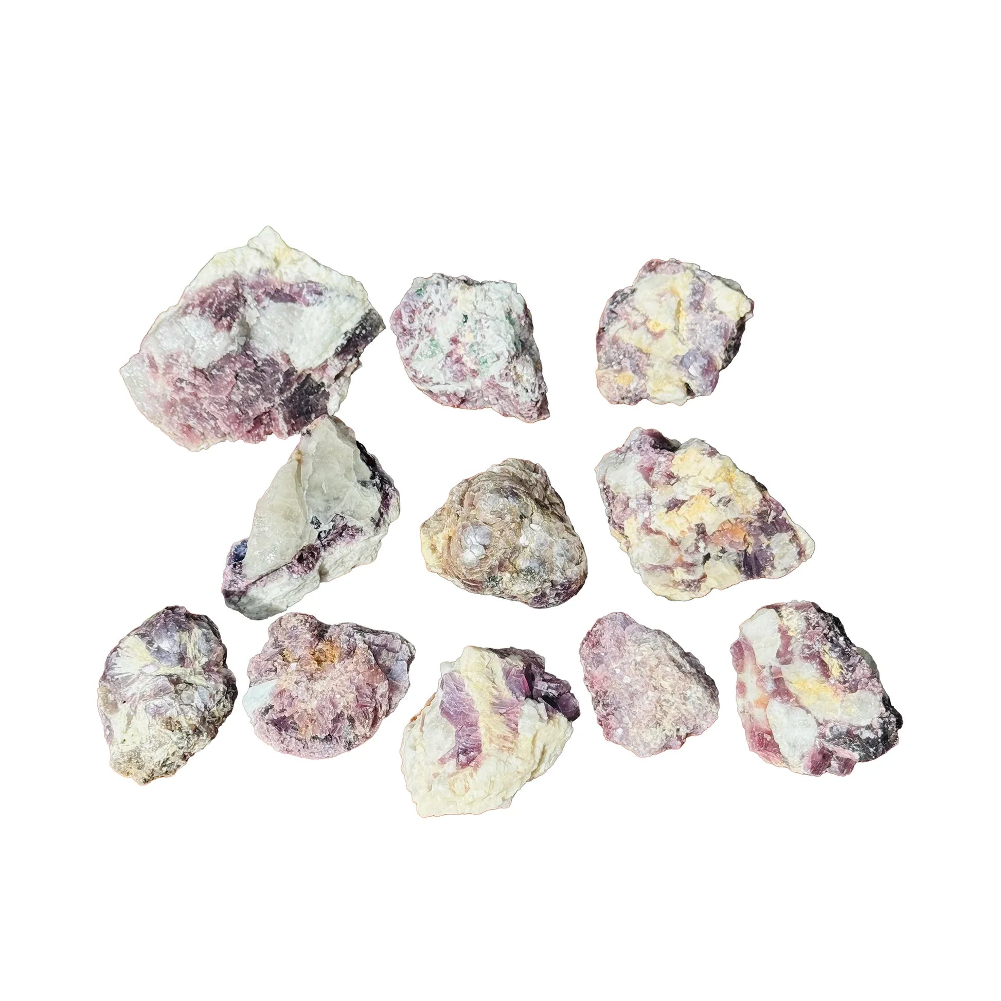 Lepidolite Raw Stones for Anxiety Relief, Calm & Emotional Healing — pink rough natural, hand-selected AA from Brazil