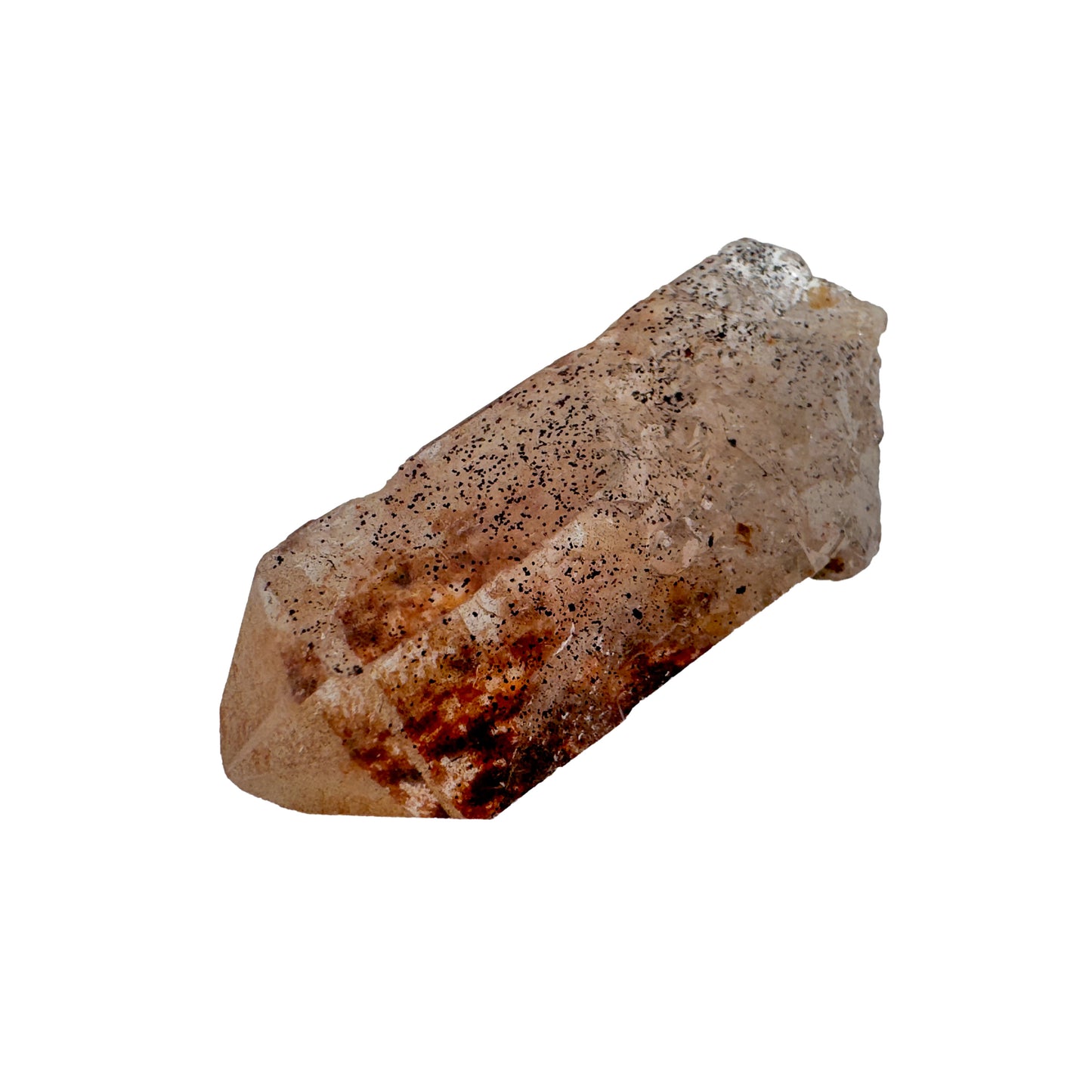Lithium Quartz raw crystal points, AA grade from Minas Gerais, Brazil, 0.75 to 2.25 inches, alternate view.