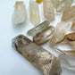 Raw Lodolite Quartz garden quartz points from Minas Gerais Brazil bulk lot