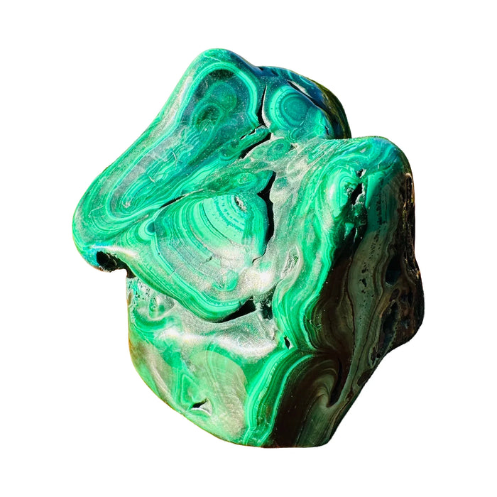 Malachite Specimen to support Emotional Healing, Manifestation & New Beginnings — green natural from Democratic Republic of the Congo