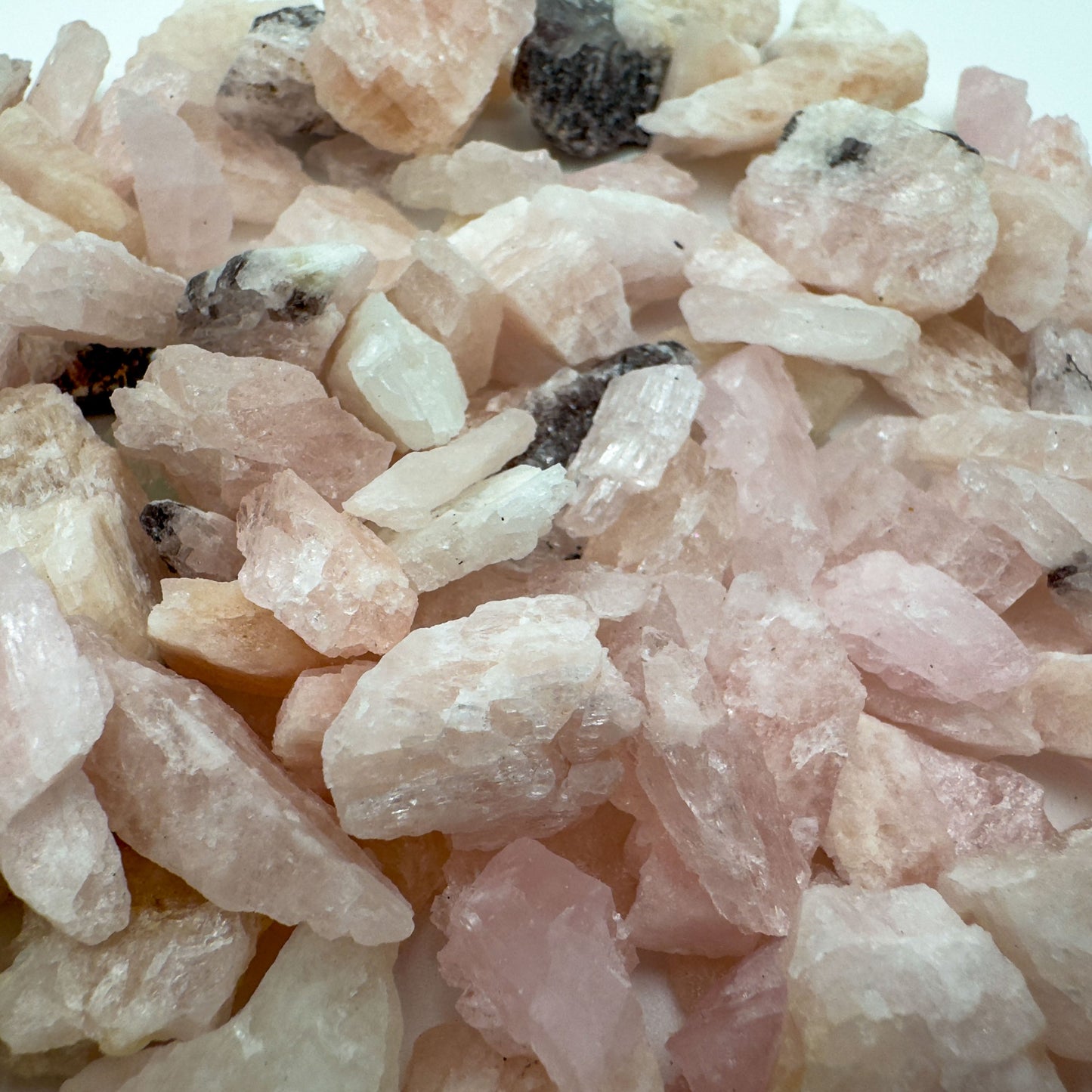 Raw Morganite rough from Minas Gerais Brazil bulk lot
