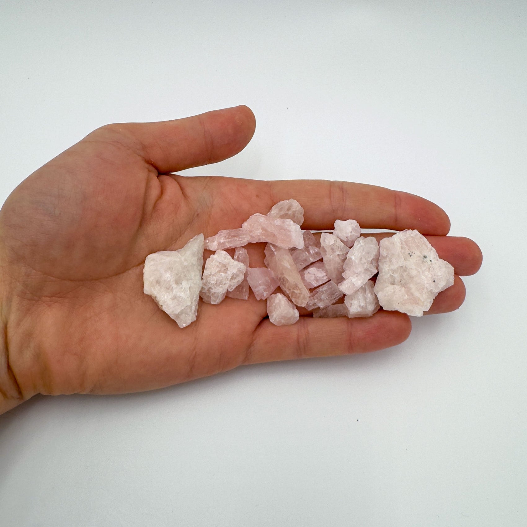 Raw Morganite rough from Minas Gerais Brazil bulk lot