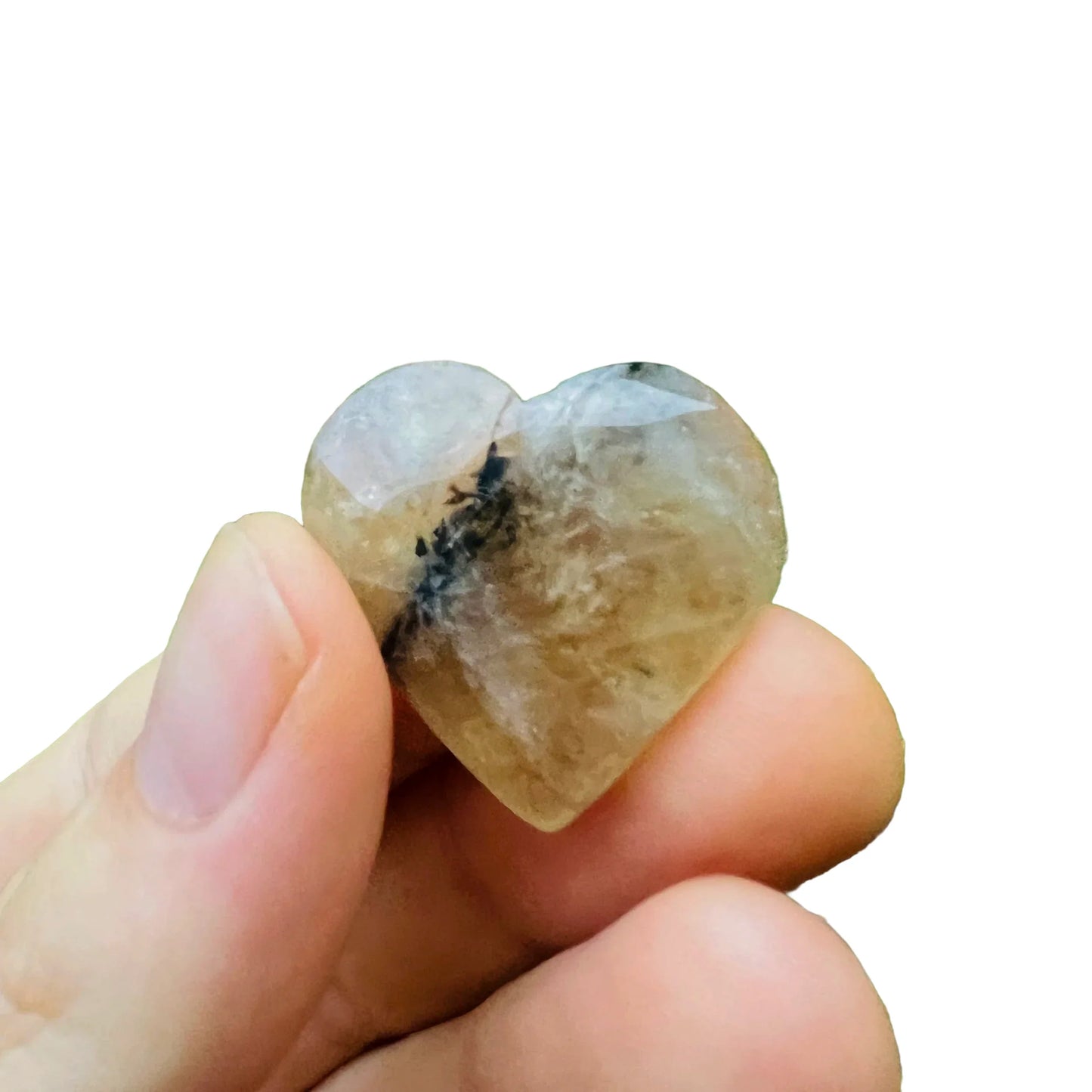 Styled with natural light Natural Citrine stone, from Brazil, often kept for Joy, shown in its everyday setting.