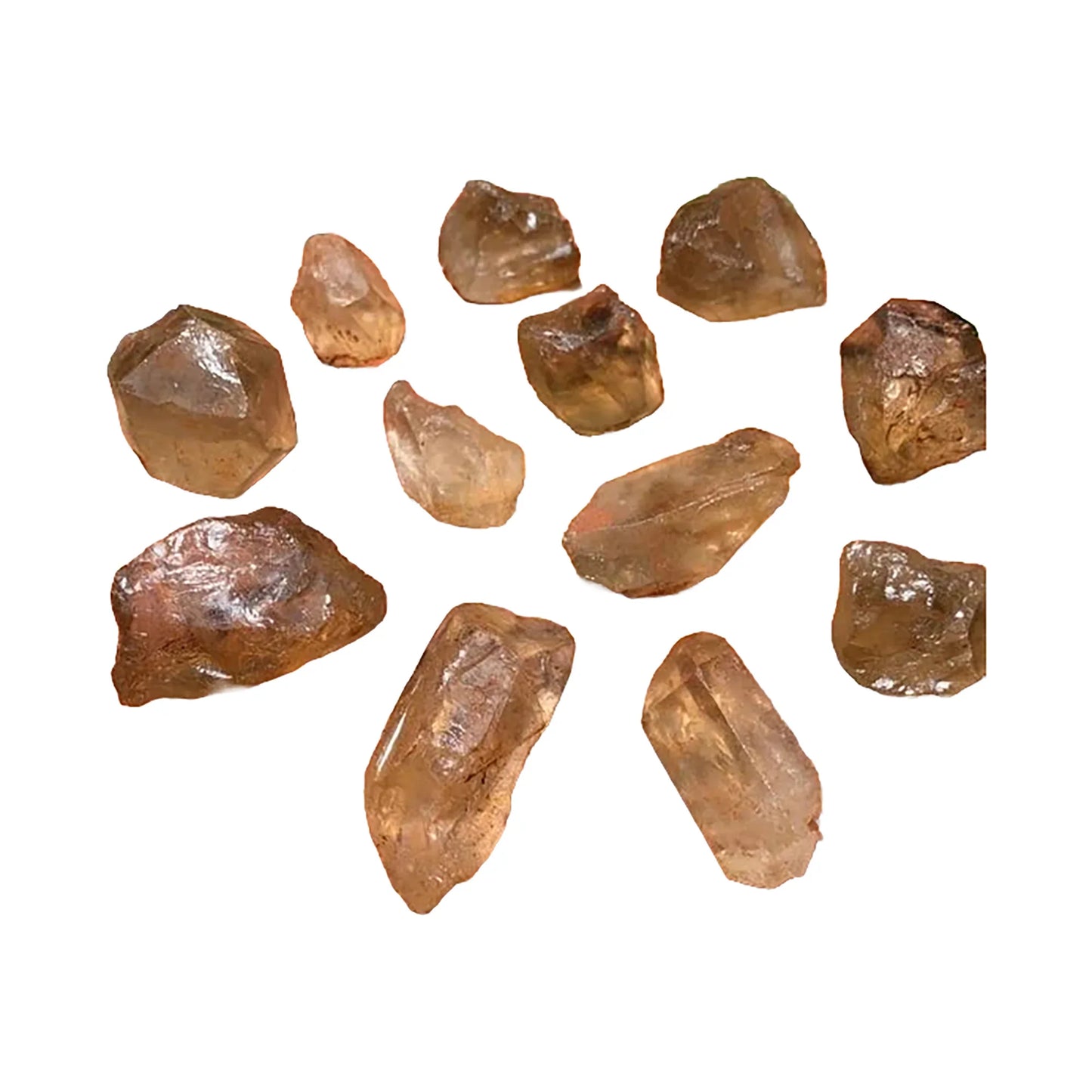 Citrine Raw Chunks Crystal Points for Abundance, Confidence & Manifestation — natural, unheated, AA grade directly from Brazil