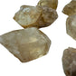 Bottom side of Natural Citrine raw stone, showing natural texture, Democratic Republic of the Congo-sourced.