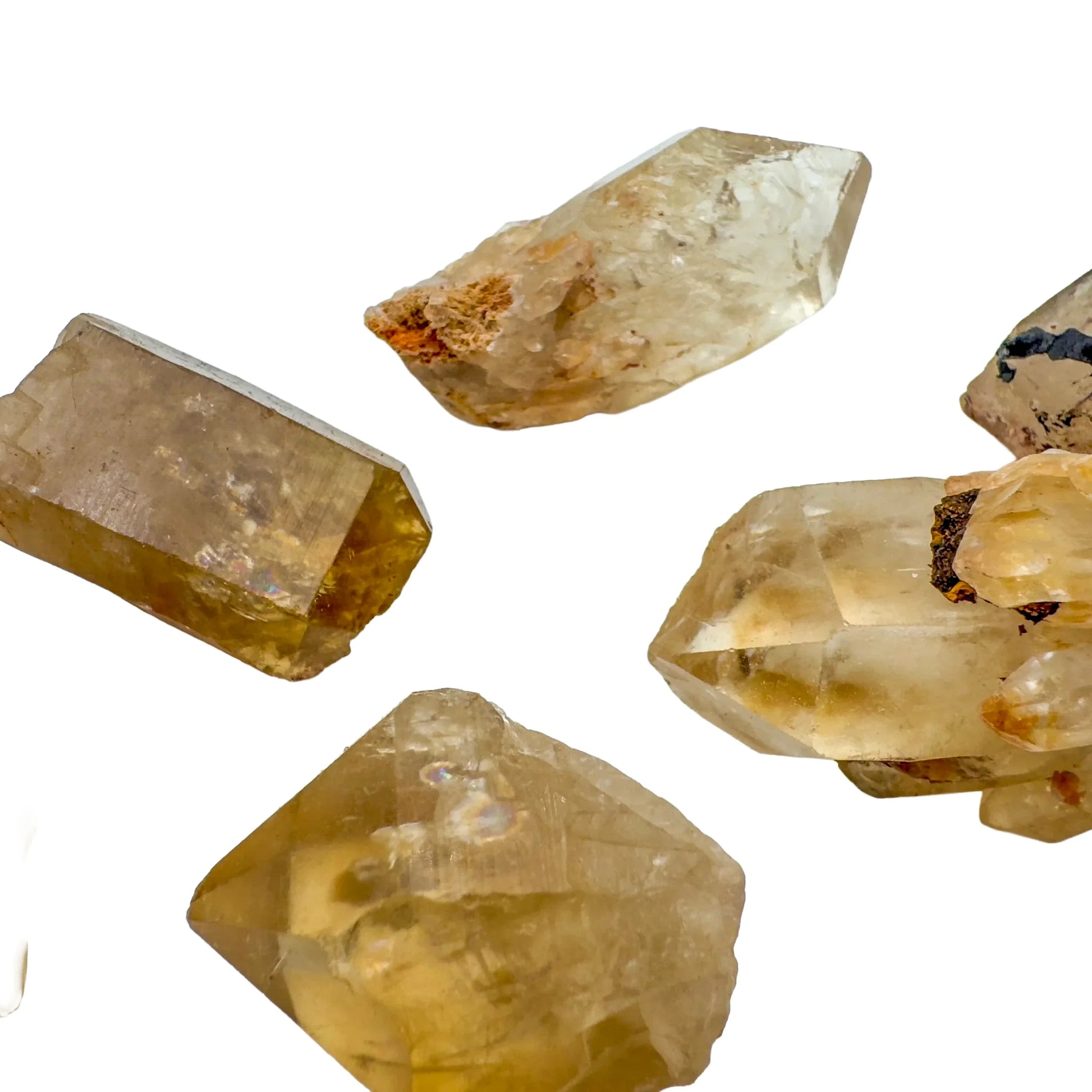Lifestyle context of Natural Citrine stone, from Haut-Lomami, Democratic Republic of the Congo, with subtle natural color showing through.