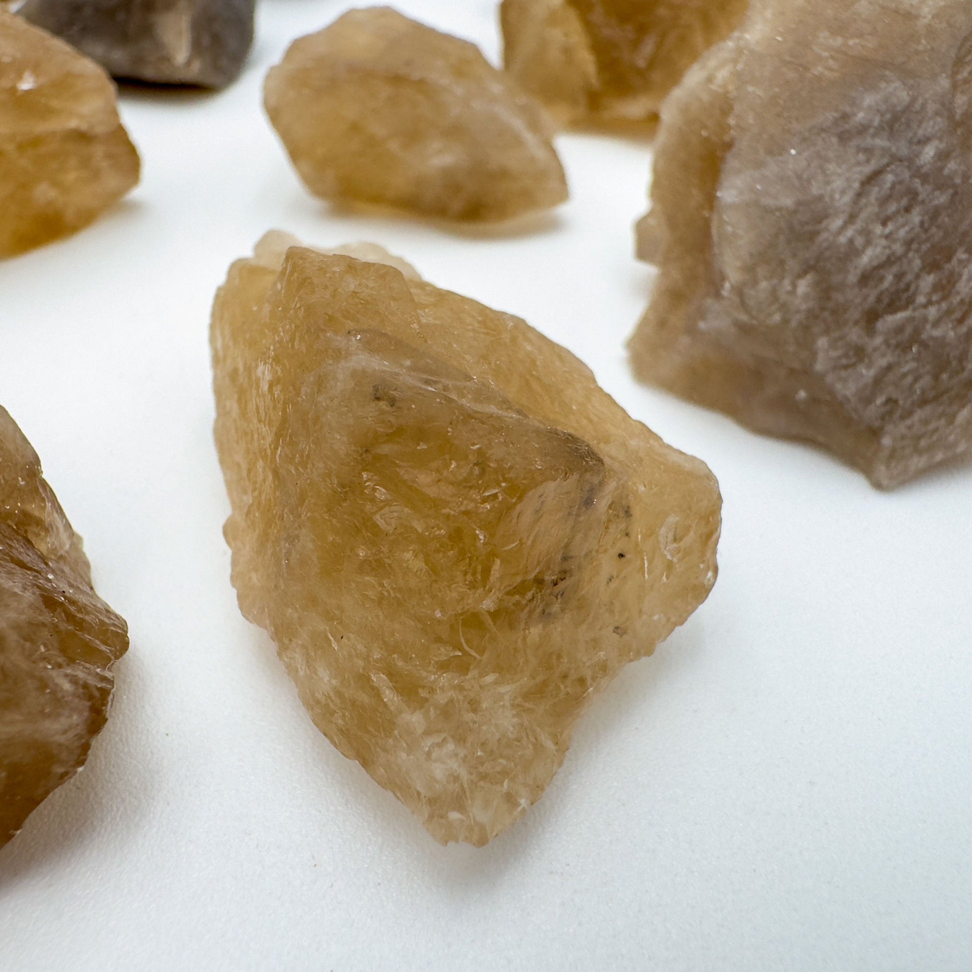 Raw Natural Citrine rough unheated from Minas Gerais Brazil bulk lot