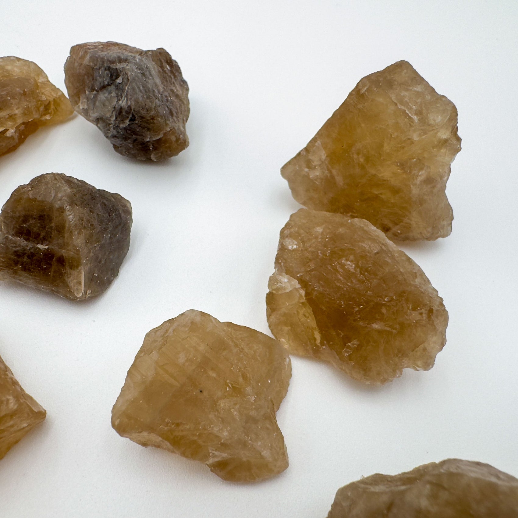 Raw Natural Citrine rough unheated from Minas Gerais Brazil bulk lot