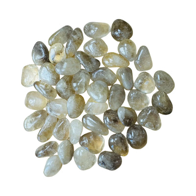 Tumbled Citrine Crystals for Abundance, Confidence & Manifestation — polished, natural (not heat-treated), A grade from Brazil