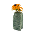 Nephrite jade crystal vase in mottled forest green stone, A grade, Minas Gerais Brazil, view 1