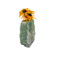 Nephrite jade crystal vase in mottled forest green stone, A grade, Minas Gerais Brazil, view 3