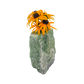 Nephrite jade crystal vase in mottled forest green stone, A grade, Minas Gerais Brazil, view 4