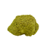 Primary display face of a 122 gram nontronite specimen, no. 12, its rounded olive-green growths covering weathered host rock.