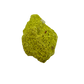 Top-down view of nontronite specimen no. 12, 2.09 inches wide, with soft botryoidal texture over exposed matrix.