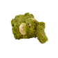 Nontronite no. 14 seen from the right profile: 180 grams of iron-rich smectite clay in chartreuse and olive tones.