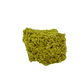 Top-down view of nontronite specimen no. 16, 2.31 inches wide, with soft botryoidal texture over exposed matrix.