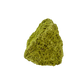 Nontronite no. 17 from the left profile, 3.40 inches long, its chalky green surface untreated and as-mined.