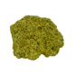 Specimen no. 17 of Minas Gerais nontronite, primary display face, olive-green bubbles built up over a 2.55 inch height.