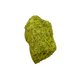 The top-down view of collector nontronite no. 17, 150 grams, showing how the bubbled crust wraps the host rock.