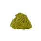 Specimen no. 19 of Minas Gerais nontronite, primary display face, olive-green bubbles built up over a 2.07 inch height.