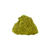 Specimen no. 19 of Minas Gerais nontronite, primary display face, olive-green bubbles built up over a 2.07 inch height.