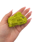 The 2.87 inch nontronite specimen no. 19 shown in hand so its collector scale is clear.
