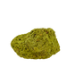 Nontronite no. 20 seen from the right profile: 134 grams of iron-rich smectite clay in chartreuse and olive tones.